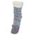 Chaussettes d'intérieur maille jacquard, picots antidérapants Jacquard gris 1 - vertbaudet enfant 