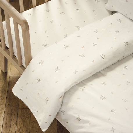 Housse de couette coton bio bébé l'envolée L'envolée 1 - vertbaudet enfant 