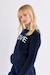 Pull en maille 'love' Navy blue 1 - vertbaudet enfant 