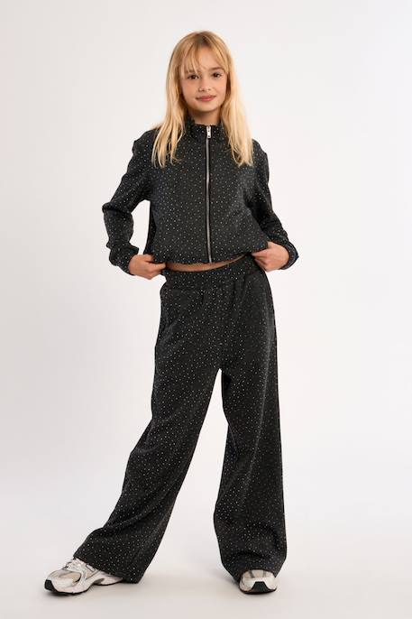 Veste zippée à pois Dark grey 3 - vertbaudet enfant 
