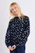 Pull en maille, imprimé pois Navy blue 3 - vertbaudet enfant 