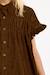 Robe chemise à fronces Chocolate 2 - vertbaudet enfant 