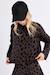 Pull en maille, imprimé animalier - fille Camel+Dark grey 9 - vertbaudet enfant 