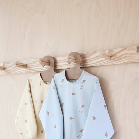Bavoir en polyester recyclé Jaune 3 - vertbaudet enfant 