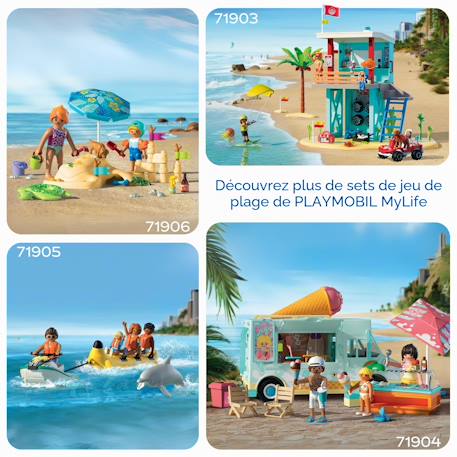 Camion de glaces avec surf shop playmobil Multicolour 5 - vertbaudet enfant 