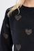 Pull en maille, imprimé cœurs Noir+Rose 2 - vertbaudet enfant 
