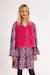 Veste sans manches, imitation mouton - fille Fuchsia+Khaki+Noir+Offwhite 1 - vertbaudet enfant 