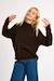 Pull en maille col roulé - fille Chocolate 4 - vertbaudet enfant 