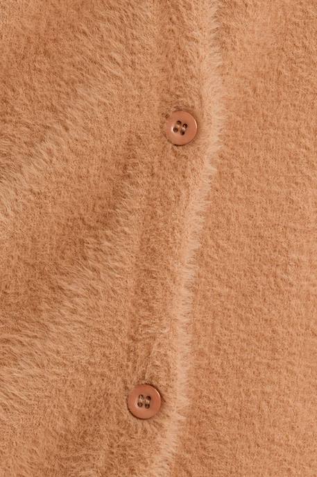 Cardigan duveteux Camel+Jaune+Noir+Old pink 2 - vertbaudet enfant 