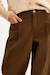 Denim large, taille haute Chocolate 2 - vertbaudet enfant 