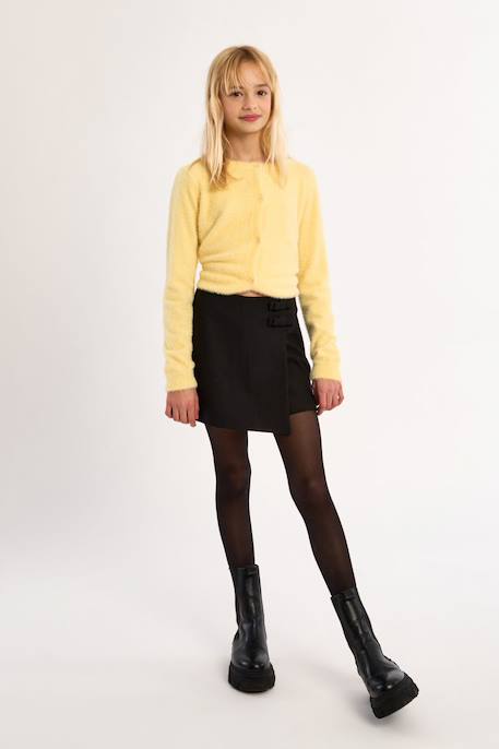 Jupe short taille haute Noir 3 - vertbaudet enfant 