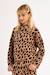 Pull en maille, imprimé animalier - fille Camel+Dark grey 1 - vertbaudet enfant 
