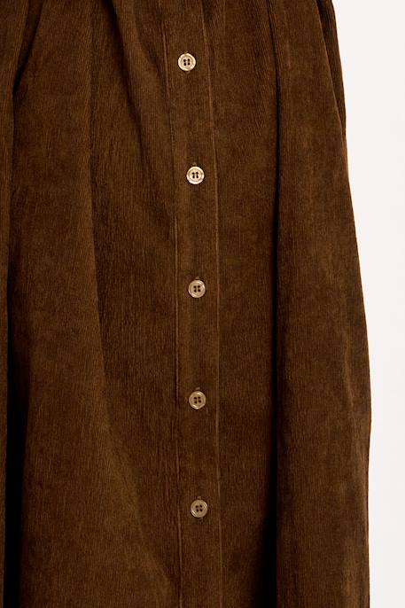 Robe chemise à fronces Chocolate 4 - vertbaudet enfant 