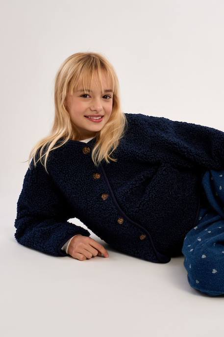 Veste texturée à boutons Navy blue 5 - vertbaudet enfant 