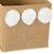 Boîte de rangement pliable - yuki Beige+Blanc 3 - vertbaudet enfant 