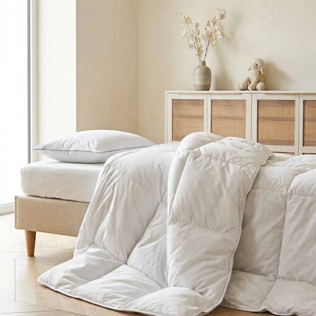 Couette enfant lanaï en duvet et plumes - tempérée Blanc 1 - vertbaudet enfant 