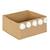 Boîte de rangement pliable - yuki Beige+Blanc 1 - vertbaudet enfant 
