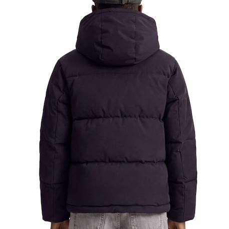 Doudoune à capuche garçon surface Gris+Noir 6 - vertbaudet enfant 