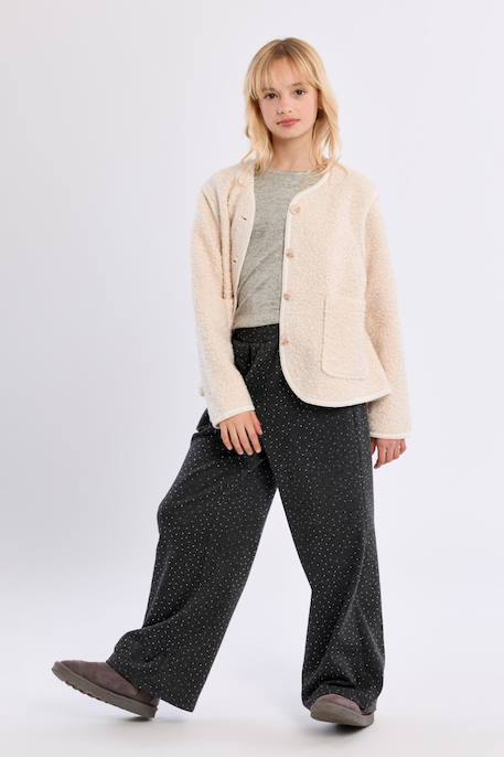 Veste texturée, à boutons Offwhite 4 - vertbaudet enfant 