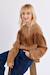 Pull en maille, détail franges Camel 1 - vertbaudet enfant 