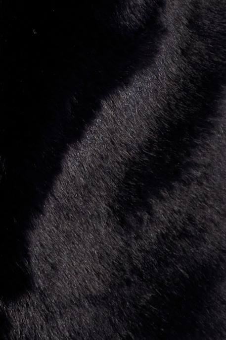 Veste sans manches en fausse fourrure - fille Noir+Rose 2 - vertbaudet enfant 