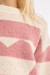 Pull à rayures, motif cœur Rose 2 - vertbaudet enfant 