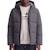 Doudoune à capuche garçon surface Gris+Noir 2 - vertbaudet enfant 