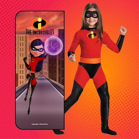 Déguisement enfant fille violette indestructibles disney Multicolore+Rouge 4 - vertbaudet enfant 