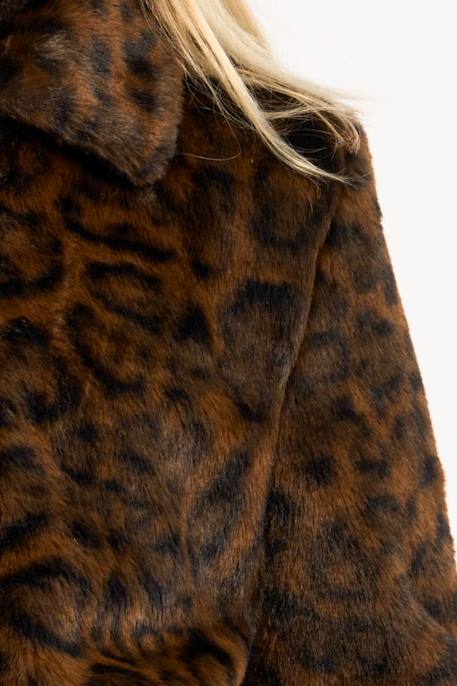 Veste zippée en fausse fourrure Chocolate 2 - vertbaudet enfant 