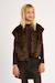 Veste sans manches en fausse fourrure Chocolate 1 - vertbaudet enfant 