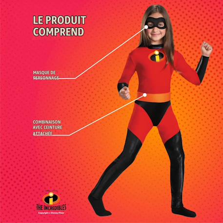 Déguisement enfant fille violette indestructibles disney Multicolore+Rouge 5 - vertbaudet enfant 