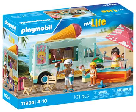 Camion de glaces avec surf shop playmobil Multicolour 1 - vertbaudet enfant 