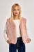 Veste sans manches en fausse fourrure Noir+Rose 9 - vertbaudet enfant 