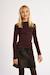 Pull en maille, col rond - fille Chocolate+Noir 3 - vertbaudet enfant 