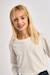 T-shirt manches longues, détail dentelle Blanc 5 - vertbaudet enfant 