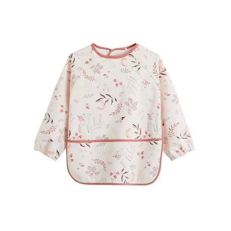 Bavoir tablier manches longues evie Ecru 2 - vertbaudet enfant 