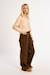 Denim large, taille haute Chocolate 1 - vertbaudet enfant 