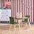 Table carrée enfant bois de pin 2 assises - judith Blanc+Jaune+Rose+Terracotta+Vert+Vert olive 31 - vertbaudet enfant 