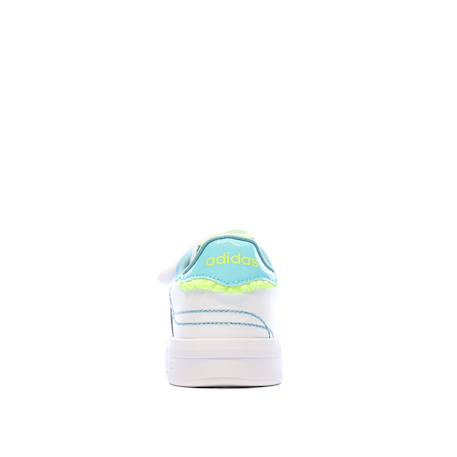 Baskets fille grand court 3.0 girls Blanc 4 - vertbaudet enfant 