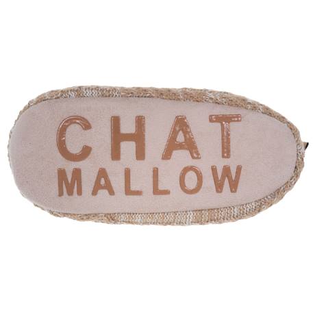 Chaussettes d'intérieur maille torsadée, picots antidérapants Beige chiné 4 - vertbaudet enfant 