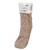Chaussettes d'intérieur maille torsadée, picots antidérapants Beige chiné 1 - vertbaudet enfant 