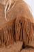 Pull en maille, détail franges - fille Camel 2 - vertbaudet enfant 