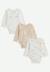 Lot de 3 bodies bébé manches longues ouverture croisée margot Ecru 1 - vertbaudet enfant 