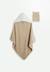 Cape de bain et gant bébé eliah Ecru 1 - vertbaudet enfant 