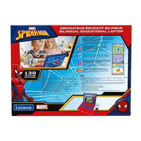 Ordinateur éducatif couleur spiderman bilingue français et anglais BLEU 3 - vertbaudet enfant 