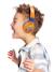 Casque 2 en 1 naruto bluetooth et filaire avec limitation de son ORANGE 5 - vertbaudet enfant 