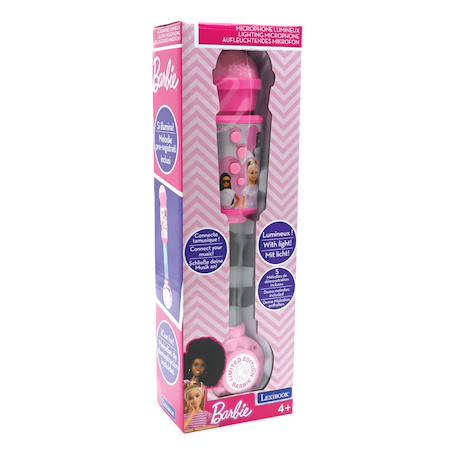 Microphone barbie avec tube lumineux et enceinte ROSE 3 - vertbaudet enfant 