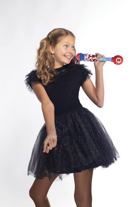 Microphone spiderman avec tube lumineux et enceinte BLEU 6 - vertbaudet enfant 