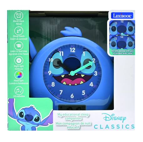 Mon compagnon de nuit éducatif Stitch - Réveil, coach du sommeil, veilleuse BLEU 5 - vertbaudet enfant 