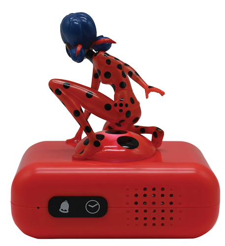 Radio réveil personnage lumineux miraculous ROUGE 1 - vertbaudet enfant 